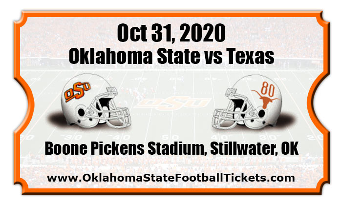 Oklahoma State Cowboys vs Texas Longhorns Football Tickets | 11/27/20