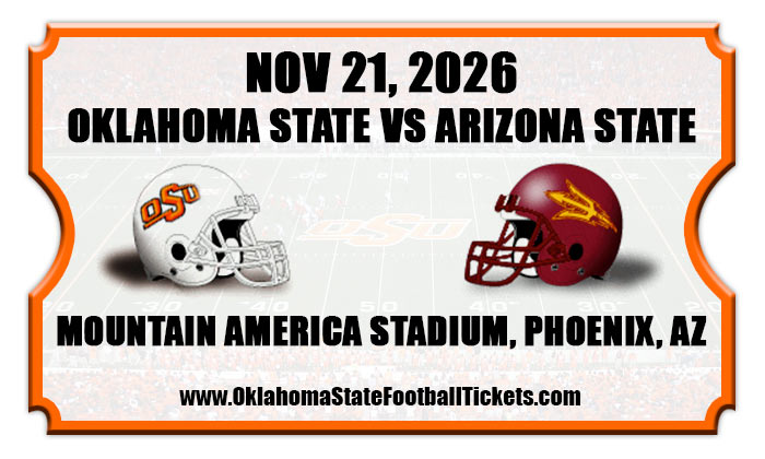 2026 Oklahoma State Vs Arizona State